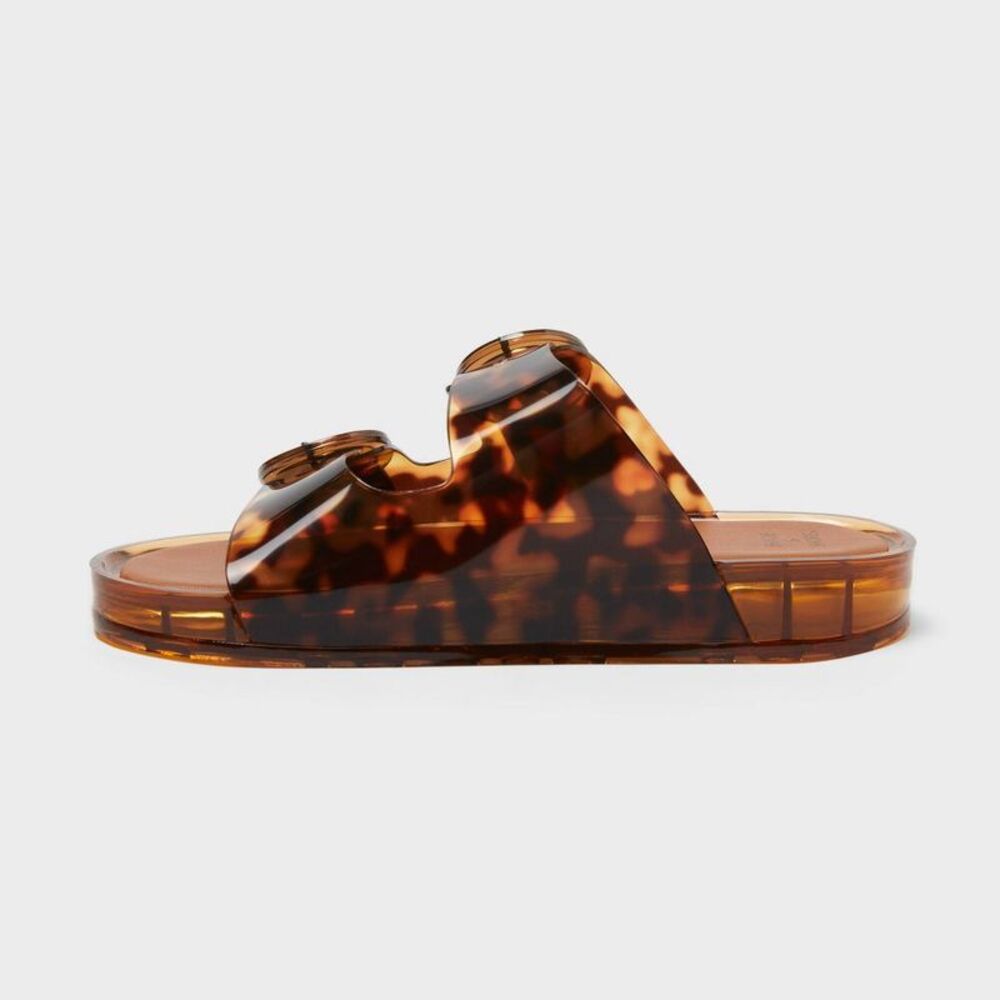 Women's Gemma Footbed Sandals - Shade & Shore Tortoise Brown 7 - Picture 2 of 4